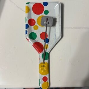 Vintage Tin Noisemaker Pan Style Metal Toy Noise Maker